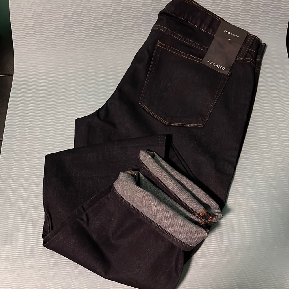 J Brand new men’s jeans, size 38, Tyler Slim Fit, straight leg, 32” - Picture 1 of 12